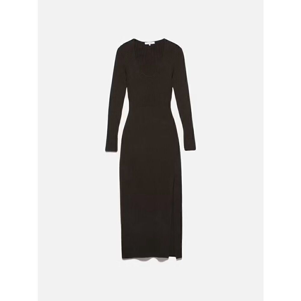 Frame Ribbed Cashmere U-Neck Dress NWT medium - Picture 10 of 15